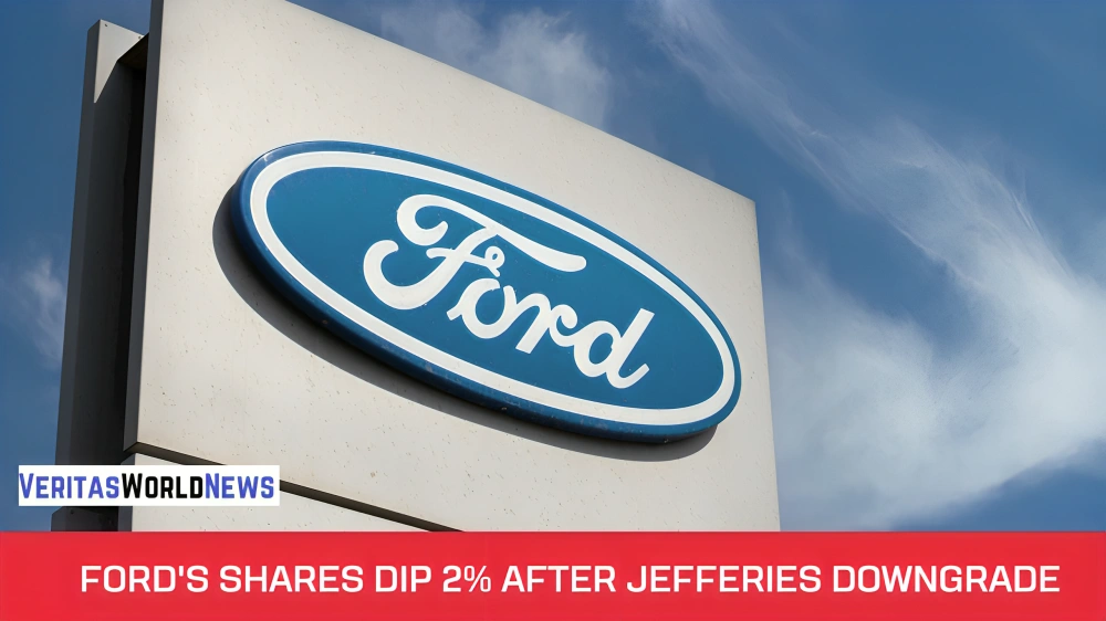 Ford’s Shares Dip 2% After Jefferies Downgrade Ford’s Shares Dip 2% After Jefferies Downgrade