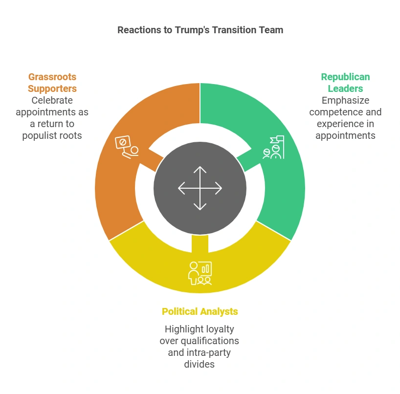 Reactions to the Transition Team