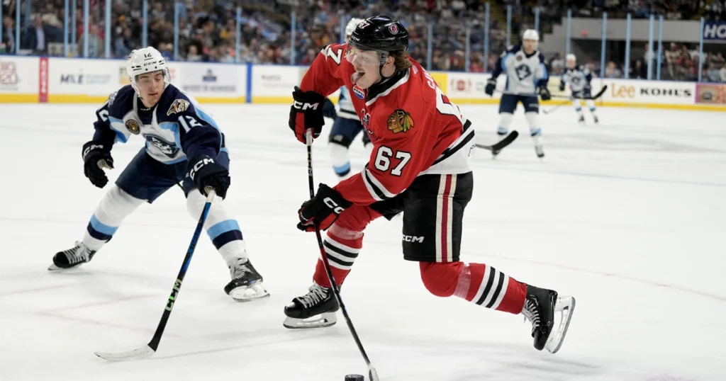 IceHogs Crush Admirals Ending Losing Streak in Style