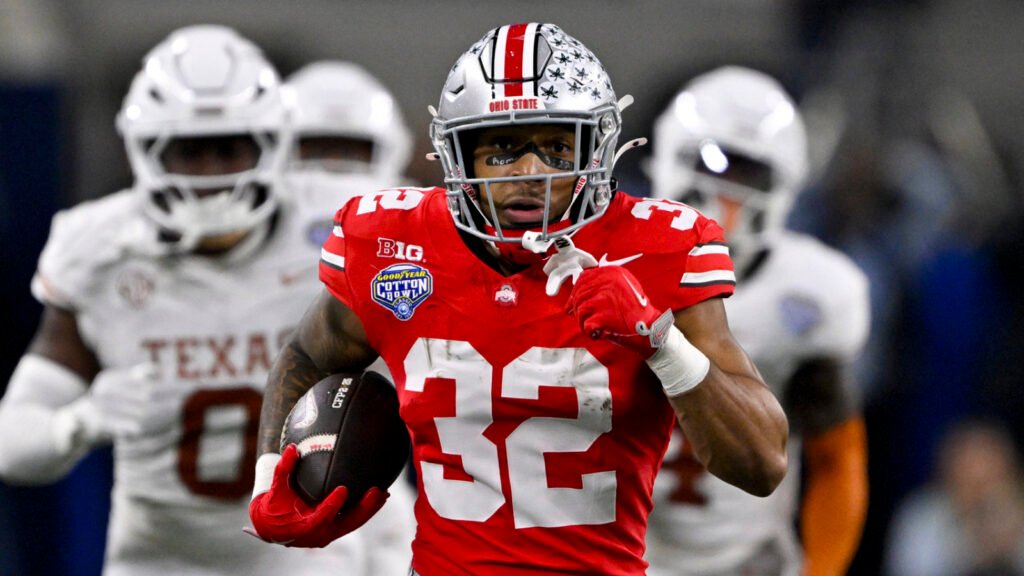 Watch: TreVeyon Henderson makes up for penalty with TD vs. Texas