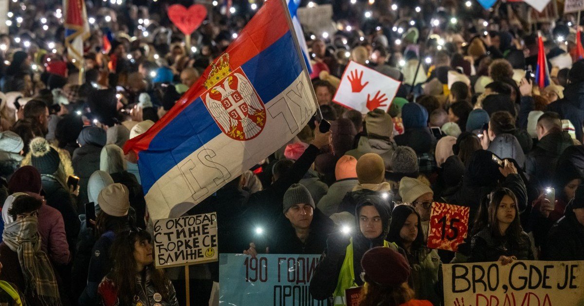 Thousands mark Statehood Day of Serbia with anticorruption protest | Protests News Thousands mark Statehood Day of Serbia with anticorruption protest | Protests News